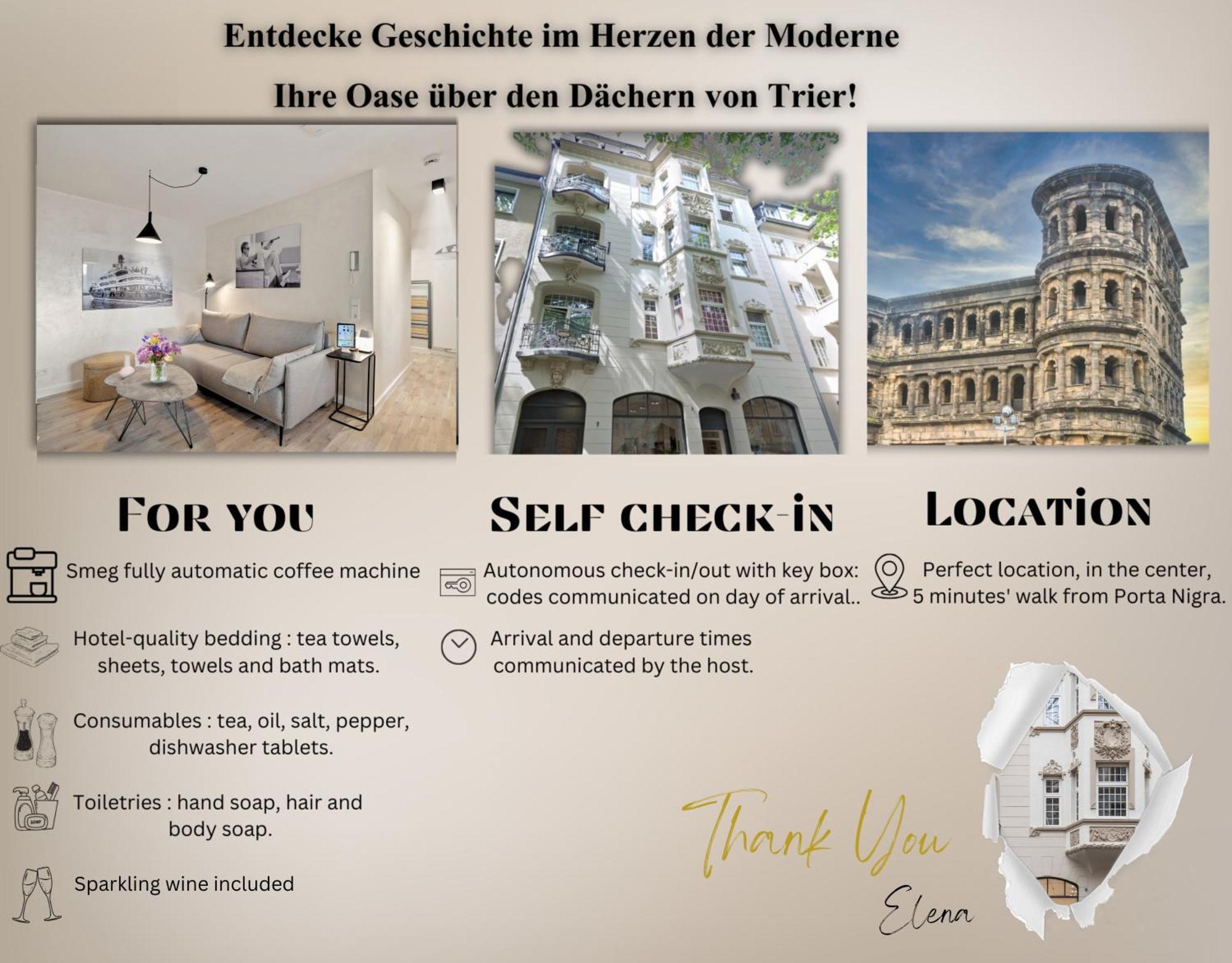 Modern Elegance In Historical City Center Τρίερ Εξωτερικό φωτογραφία